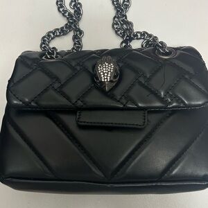 Kurt Geiger Black Quilted Crossbody Bag